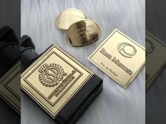metal perfume label sticker