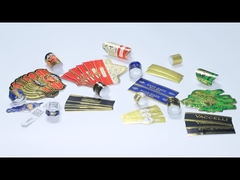 CMYK Gold Foil Cigar Label Printing  Personalized Logo Sticker Printing