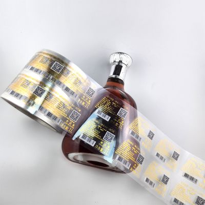 Buy Transparent Eco Friendly Custom Roll Labels Custom Gold Foil Stickers Self Adhesive online manufacture