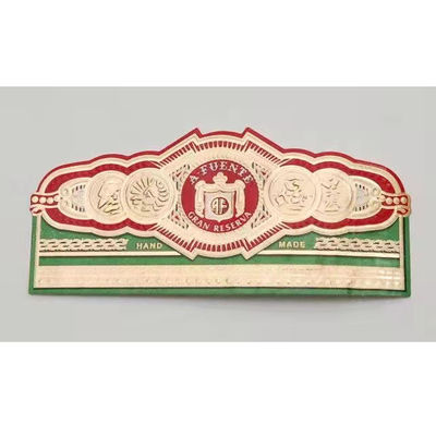 Buy Thick Paper Custom Cigar Label Printing Paper Cigar Label Printing 3D Embossing online manufacture