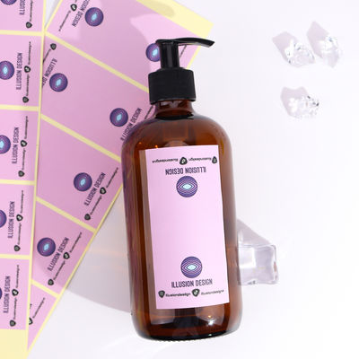 Buy Embossed Handmade Adhesive Label Sticker Custom Waterproof Bottle Labels online manufacture