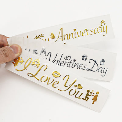 Waterproof Vinyl Label Gold Foil Perfume Stickers for Cosmetic Perfume Bottle Jar Packaging