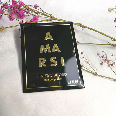 Customized Perfume Bottle with Box logo Metal Label with Adhesive Backing for Cosmetic Packaging logo Metal Plate