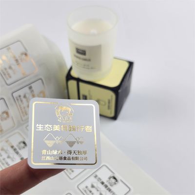 Good price Gold Foil Adhesive Candle Label Printing Aromatherapy Jar Labels Candle Packaging online