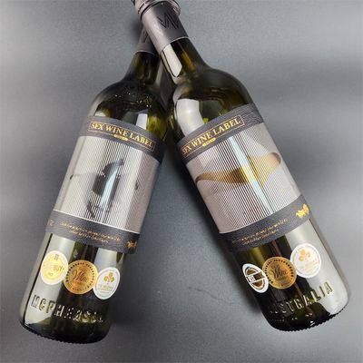 Good price Holographic Dynamic Wine Custom Sticky Labels Printing Business Sticky Labels ODM online