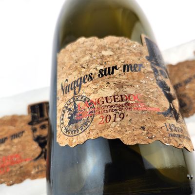 Good price Printed Sticky Logo Labels Environmentally Friendly Renewable Oak Custom Wine Bottle Stickers online