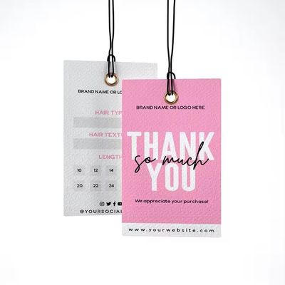 Good price Custom Clothing Gift Tags Customised Clothing Labels Transparent Embossed Print Clothing Tags online