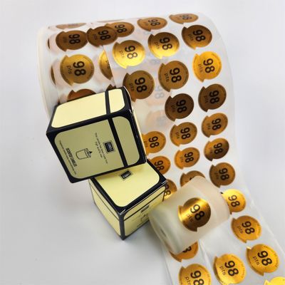 Good price Embossing Custom Aromatherapy Candle Stickers CMYK  Personalized Label Printing online