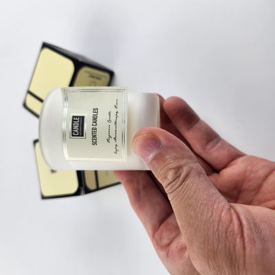 Good price OEM Custom Candle Label Printing Personalized Spot UV Metallic Candle Labels online