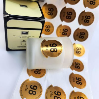 Good price Custom Self Adhesive Perfume Bottle Label Waterproof Candle Label Stickers  For Aromatherapy online