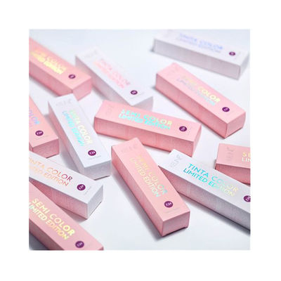 Good price Lip Balm Customizable  Paper Box Packaging Custom Lipstick Boxes With Stickers online