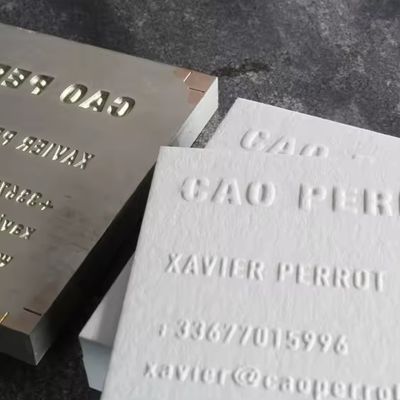 Good price Wedding Gold Foil Business Card Printing Embossed Hard Paper Elegant Thanks Greeting Card online