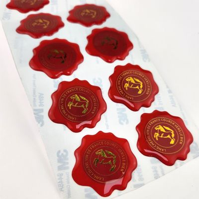 Good price 3D Dome Epoxy Stickers Crystal Clear Vinyl Stickers UV Resistant online