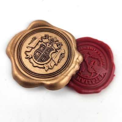 Good price Gold Logo Epoxy Stickers Sealing Wax Seal Stickers  For Envelopes online