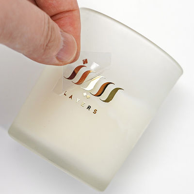 Good price Custom Printed CMYK Color Waterproof Paper Labels , Perfume Bottles and Cosmetics Packaging Stickers online