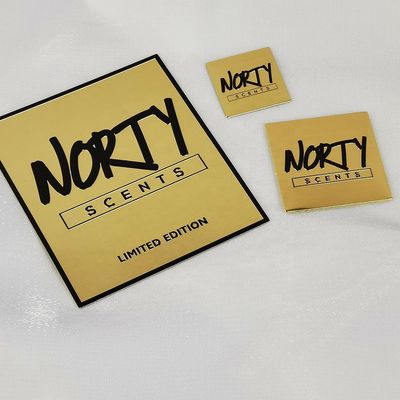 Good price Custom Metal Notebook Perfume Nickel Label Transfer Embossed 3d Gold Metal Decal Sticker online