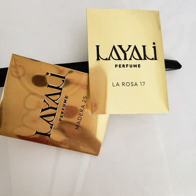 Good price Custom High-end Metal Aluminum Perfume Packing Embossing Gold Roll Stickers online