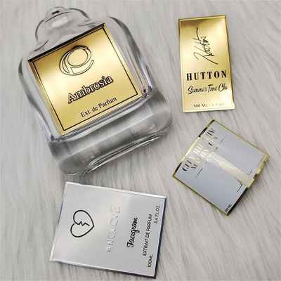 Good price Nickel Metal 3d Self-adhesive Labels With Metal Logo, for Perfume Bottles online