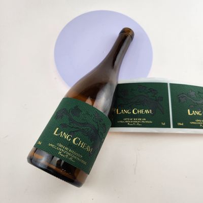 Good price Private Custom Sticker Leather Monogram Name Wine Label Red Wine Label online