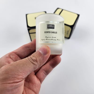 Good price Wholesale Custom Texture Paper Printing logo Perfume Candle Stickers Packing Labels online