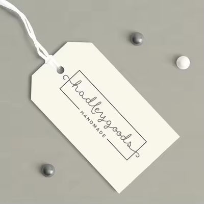 Good price Custom Clothing Tag Card for Men's & Women's Collar Hanging Label online