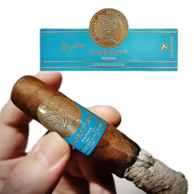 Good price Luxury 3D Effect Cigar Label with Pantone Color and UV Printing for Premium Cigar Bands online